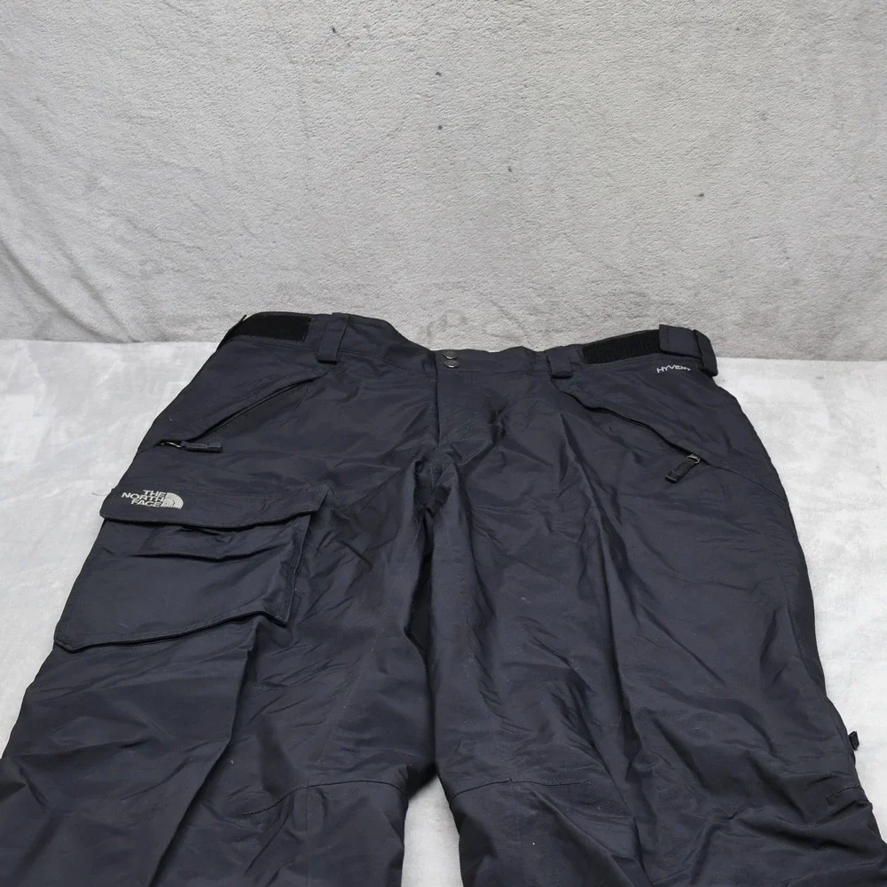 North Face Snow Pants Mens XL Black Cargo Technical Winter Outdoor Snow 40x32
